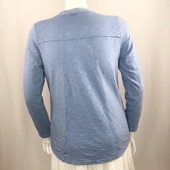 ⬇️CLEARANCE⬇️ Caffe Marrakesh Lace Inset Top L - Picture 3 of 5